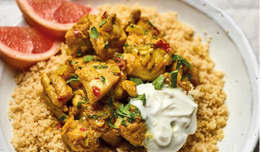 Nadiya Hussain's Grapefruit Chicken Stew with Couscous Recipe | Family Favourites