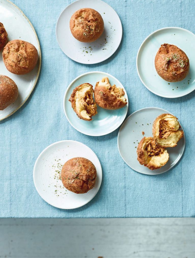 Nadiya Hussain Pulled Chicken Doughnuts Recipe | BBC2 Nadiya Bakes