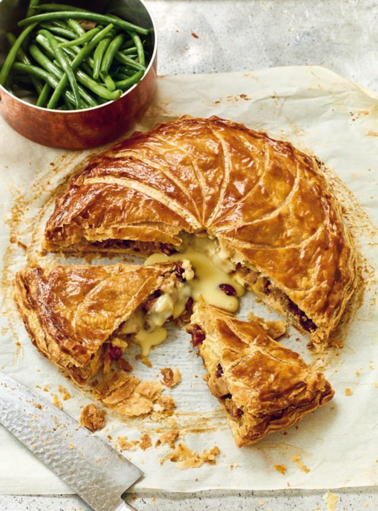 Nadiya Hussain’s Chicken, Brie, Cranberry and Pink Pepper Pithivier