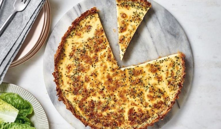 Nadiya Hussain Potato Rösti Quiche Recipe | Nadiya Bakes