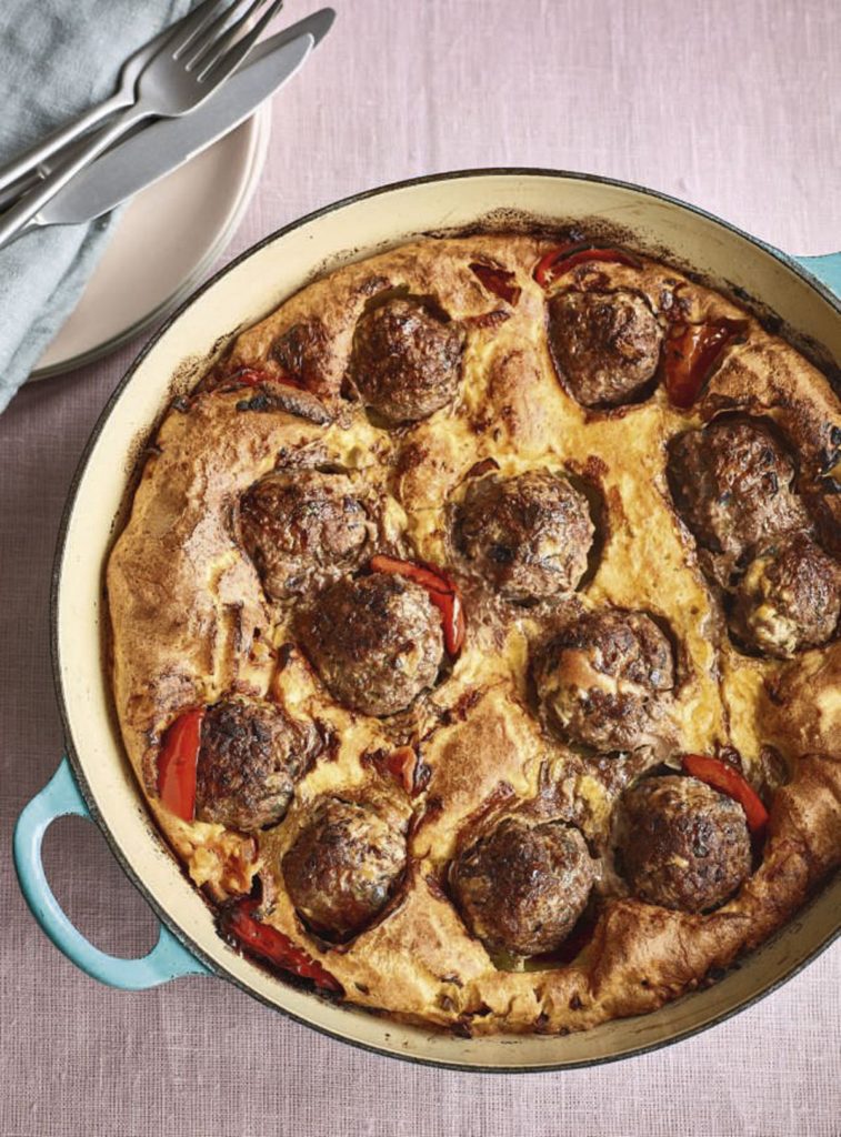 Nadiya Hussain’s Seekh Kebab Toad in the Hole