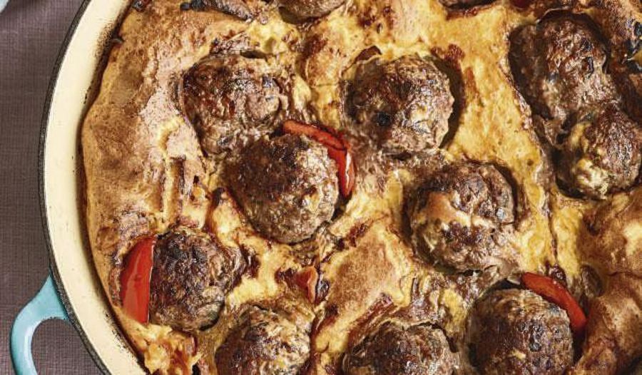 Nadiya Hussain Kebab Toad in the Hole Recipe | Nadiya Bakes BBC2 & Netflix
