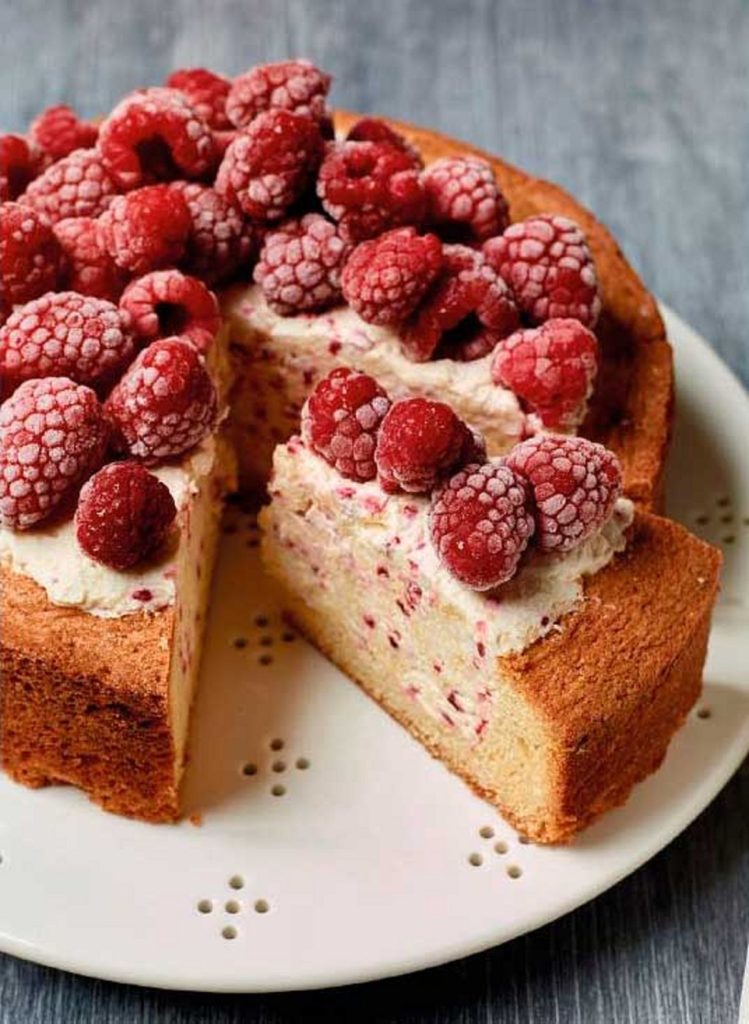 Nadiya Hussain’s Raspberry Ice Cream Cake