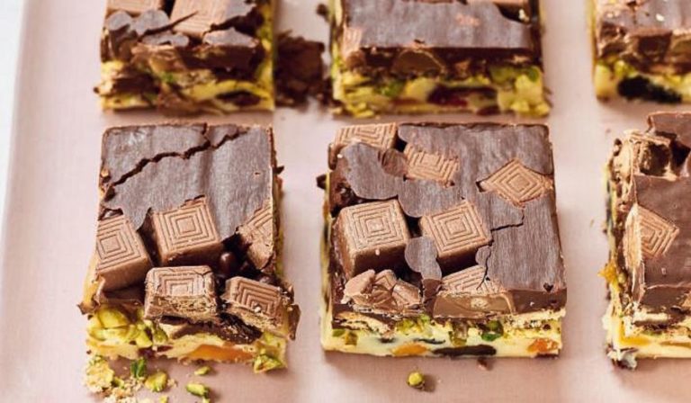 Nadiya Hussain Caramel Crunch Rocky Road Recipe | Nadiya Bakes