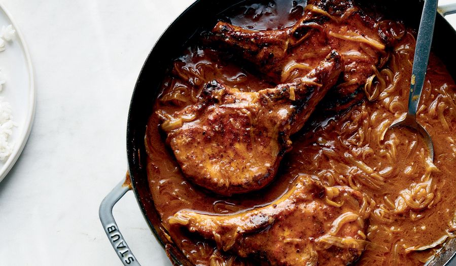 Smothered Pork Chops | New York Times Cooking Recipe