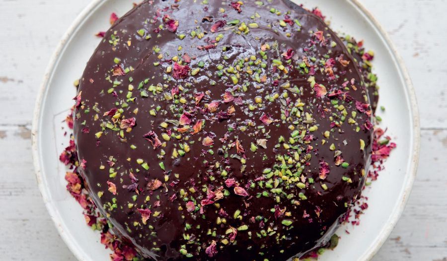 Dark and Sumptuous Chocolate Cake from Nigella Lawson's Simply Nigella