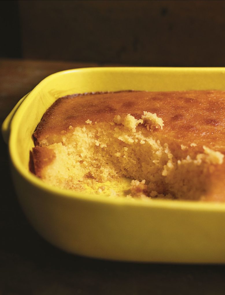Nigella Lawson’s Warm Lemon and Elderflower Pudding