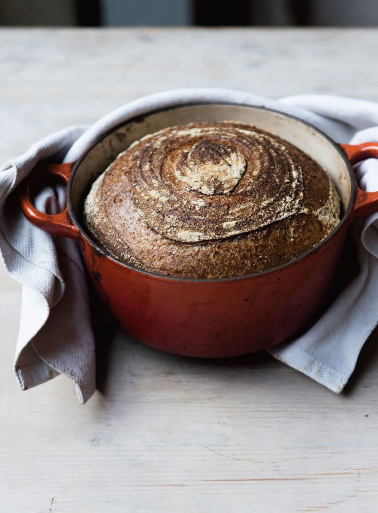 No Knead Sourdough
