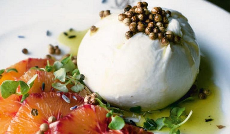 Ottolenghi's Burrata with Blood Orange | NOPI recipe