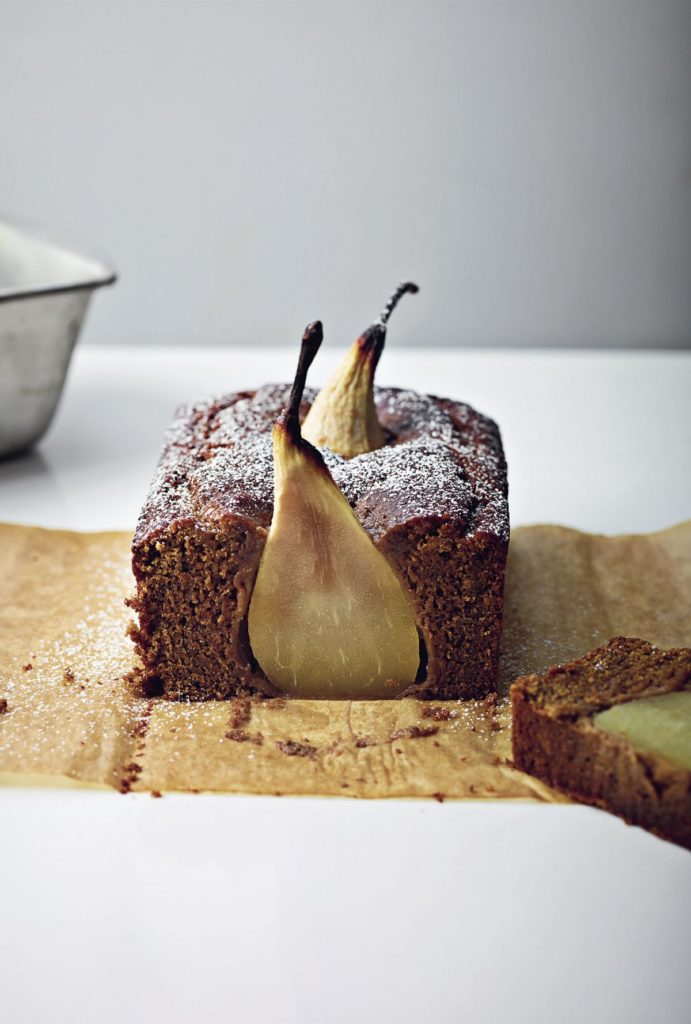 Boozy Caribbean Pear Cake