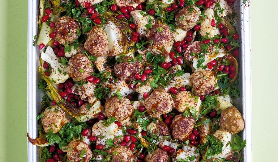 Middle Eastern-Inspired Lamb Meatballs | Easy Traybake Recipe
