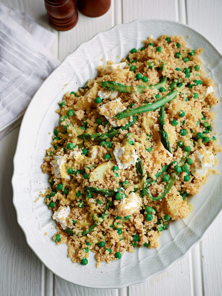 Asparagus, Potato, Pea and Quinoa Salad
