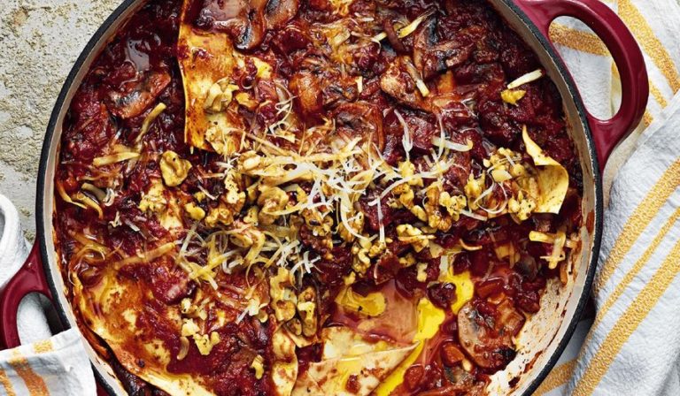 Lazy Lasagne | One Pot Vegan Recipe