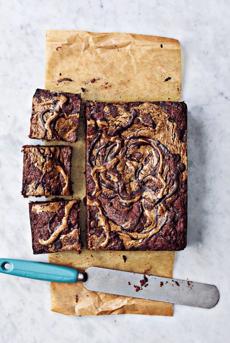 Peanut Butter Swirl Brownies