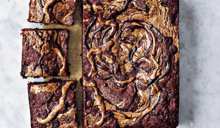 Peanut Butter Swirl Brownies | Vegan Recipe