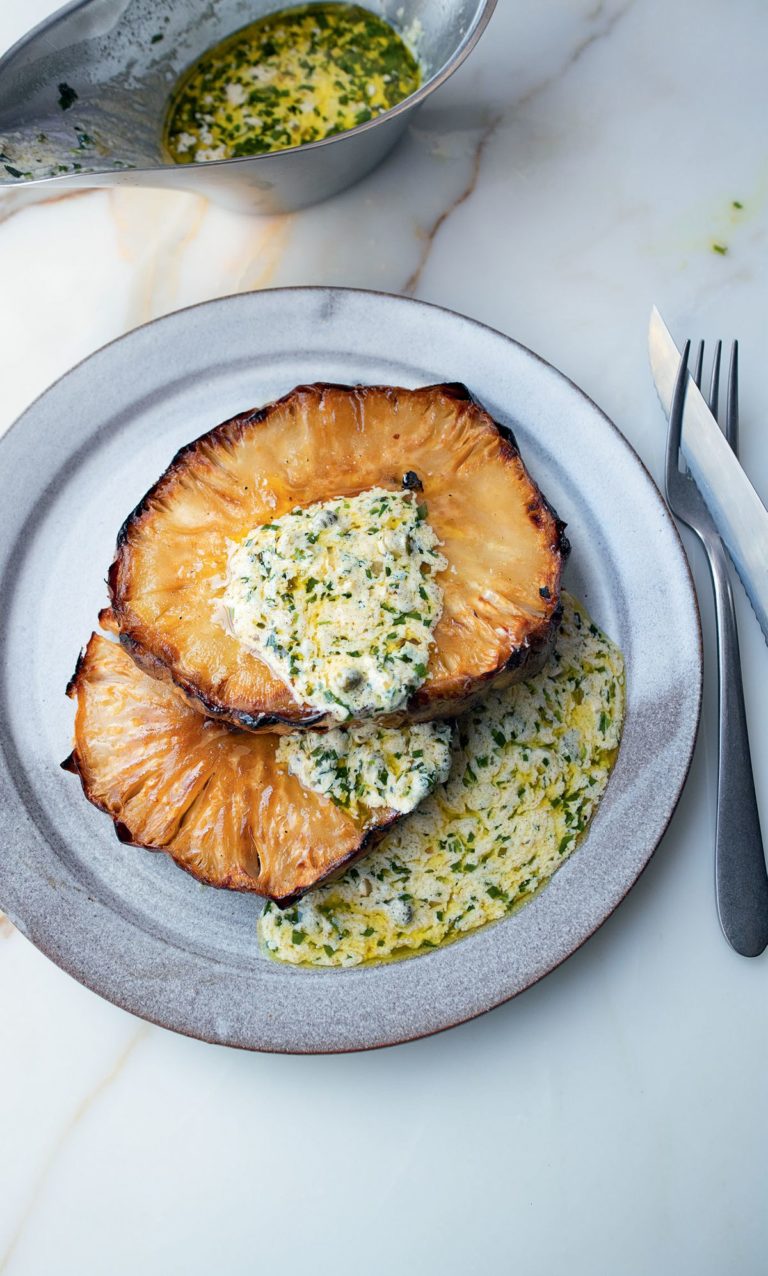 Yotam Ottolenghi’s Celeriac Steaks with Café de Paris Sauce