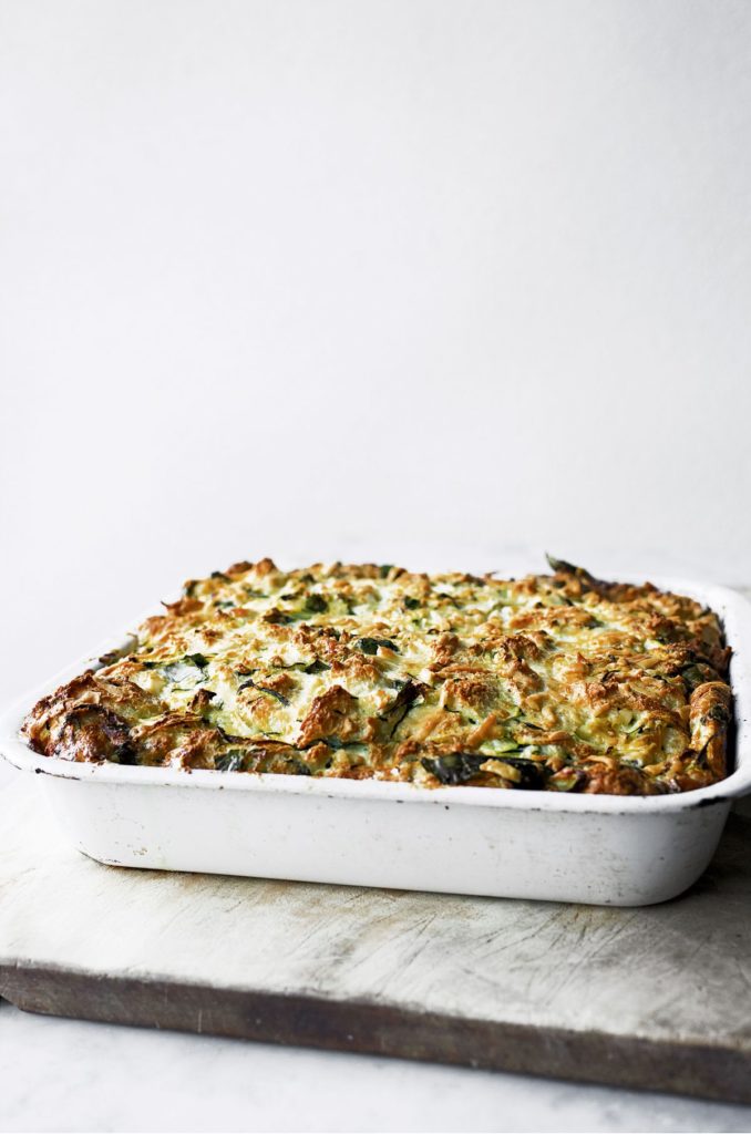 Yotam Ottolenghi’s Courgette and Ciabatta Frittata