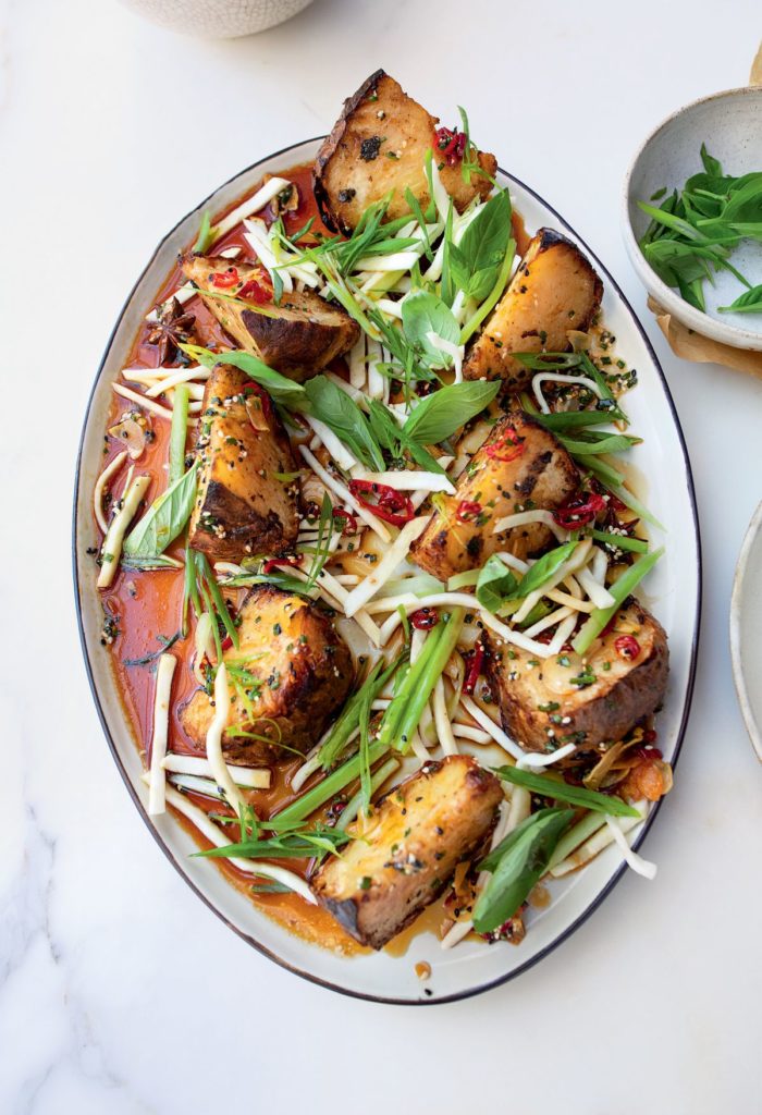 Yotam Ottolenghi’s Roasted and Pickled Celeriac with Sweet Chilli Dressing