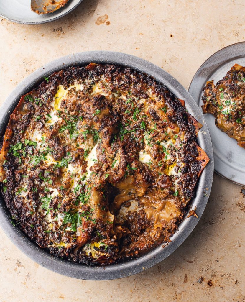 Yotam Ottolenghi’s Spicy Mushroom Lasagne