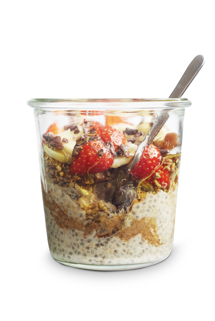 Peanut Butter, Maple Syrup & Banana Overnight Oats