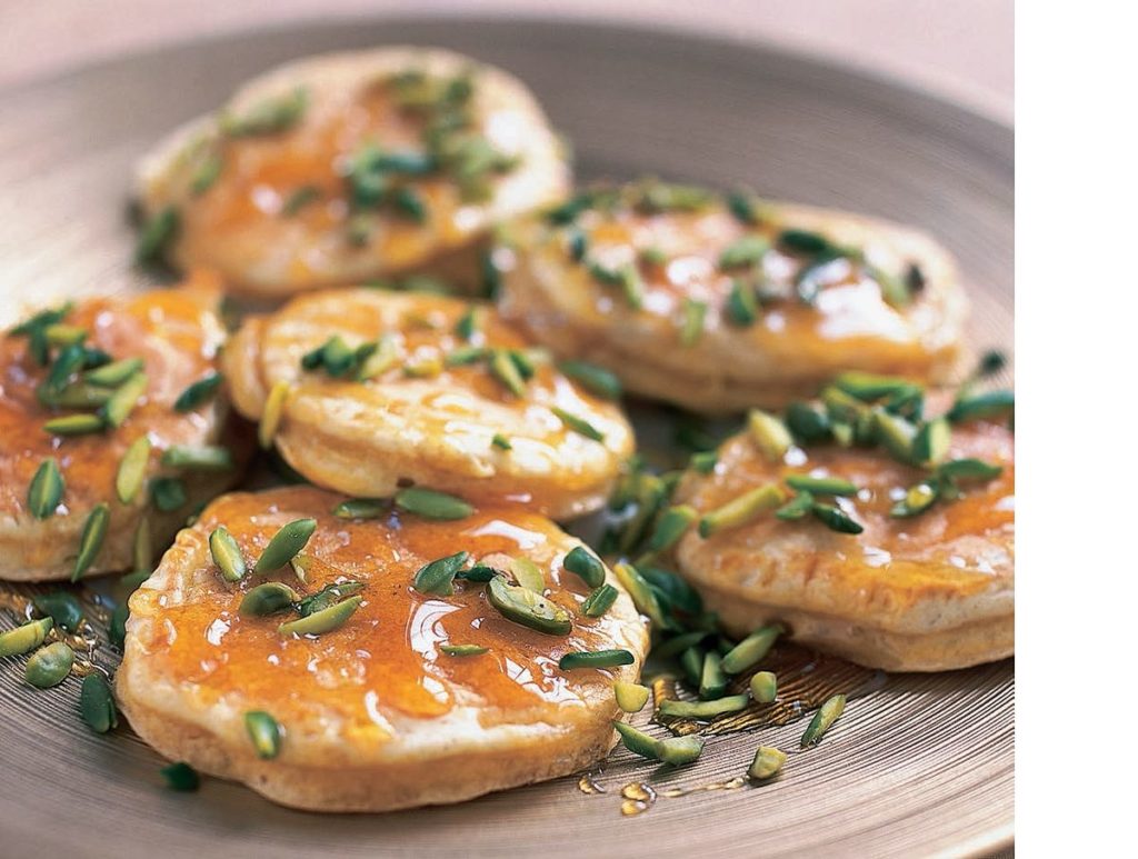 Arabian Pancakes with Orange-Flower Syrup