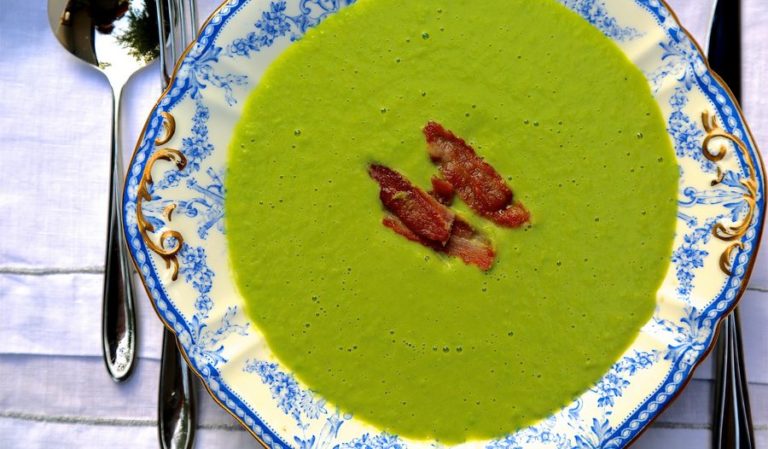 Pea and Bacon Soup Recipe Nadia & Kaye