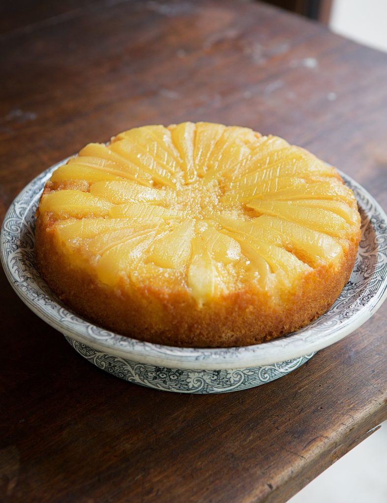 Pear & Vanilla Upside-Down Cake