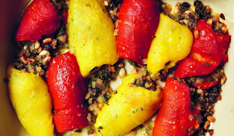 Roast Pepper Rolls [ involtini di peperoni alla barese ]