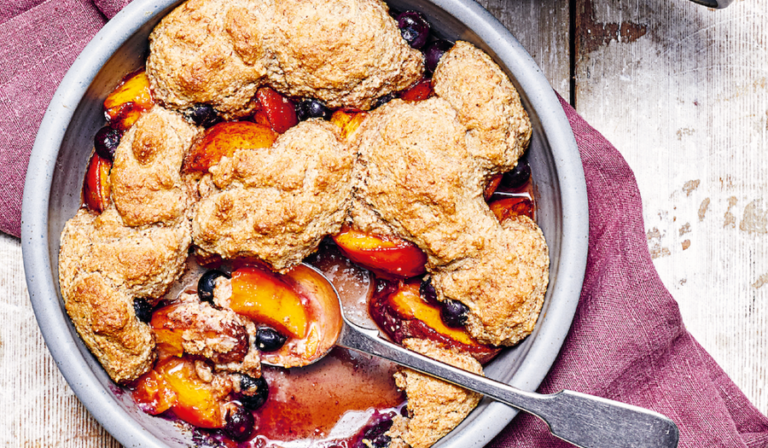 Plant Power Doctor Fruit Cobbler | Vegan Dessert Recipe