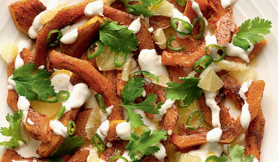 Roasted Butternut Squash with Sweet Spices