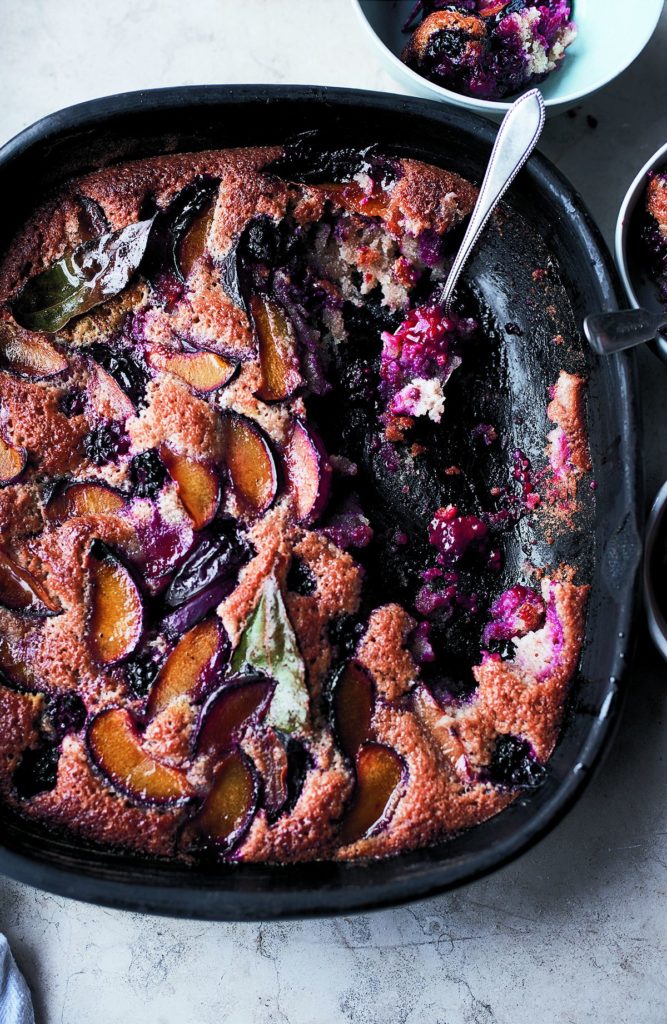 Plum, Blackberry and Bay Friand Bake