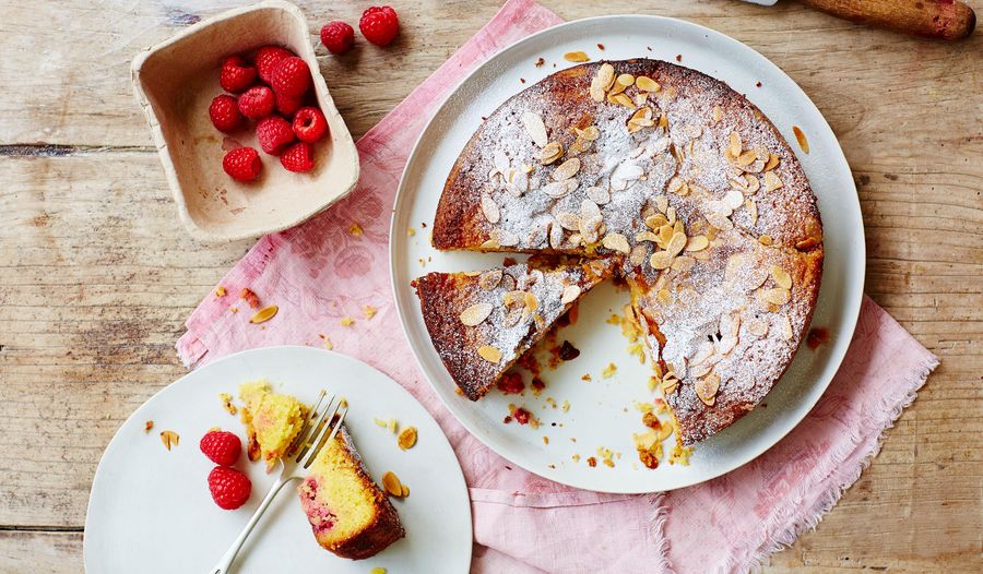 Almond and Raspberry Polenta Cake Recipe
