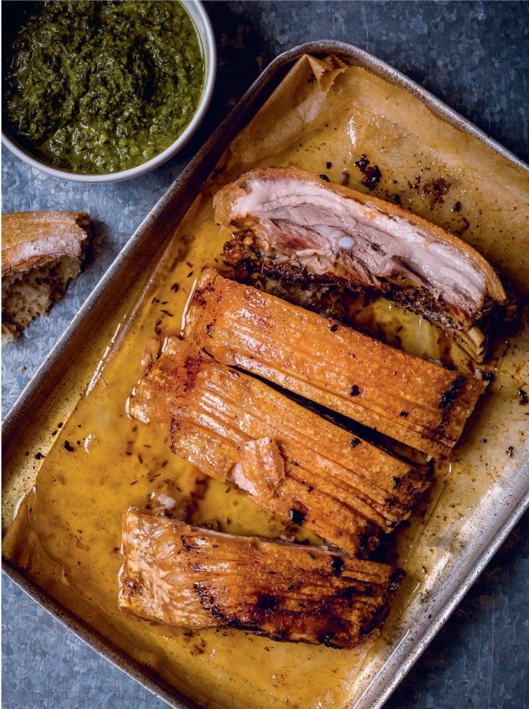 Pork Belly and Mojo Verde