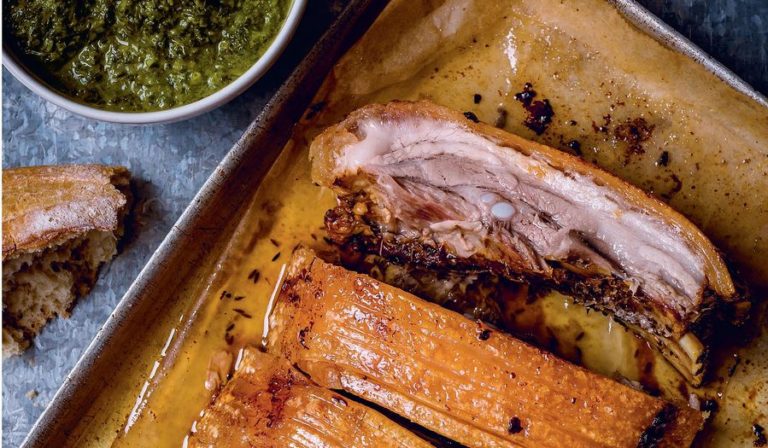 Pork Belly and Mojo Verde