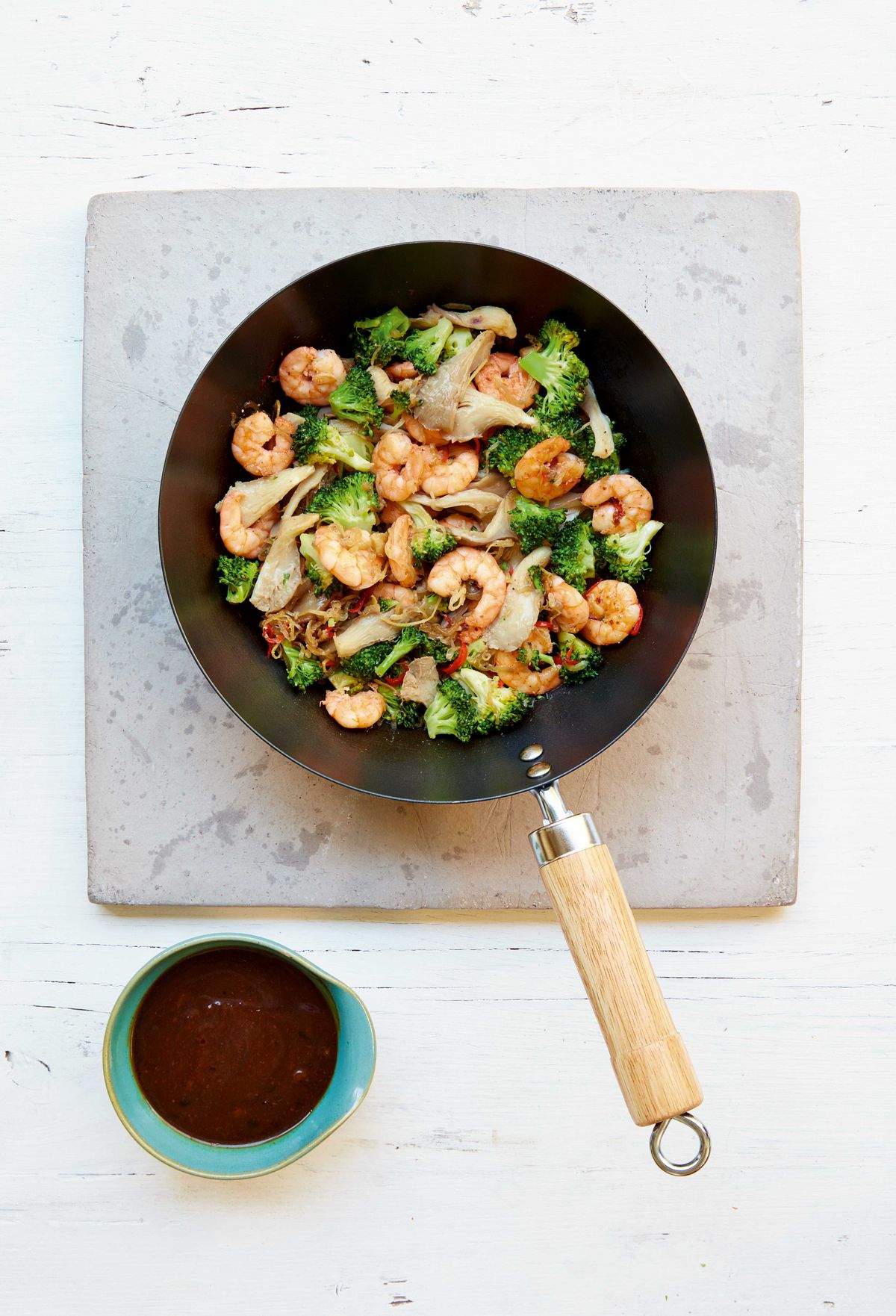 Mary Berry’s King Prawn and Broccoli Stir-Fry with Black Bean Sauce