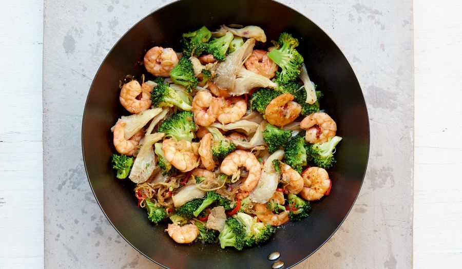 Mary Berry King Prawn and Broccoli Stir-Fry Recipe | BBC 2 Quick Cooking