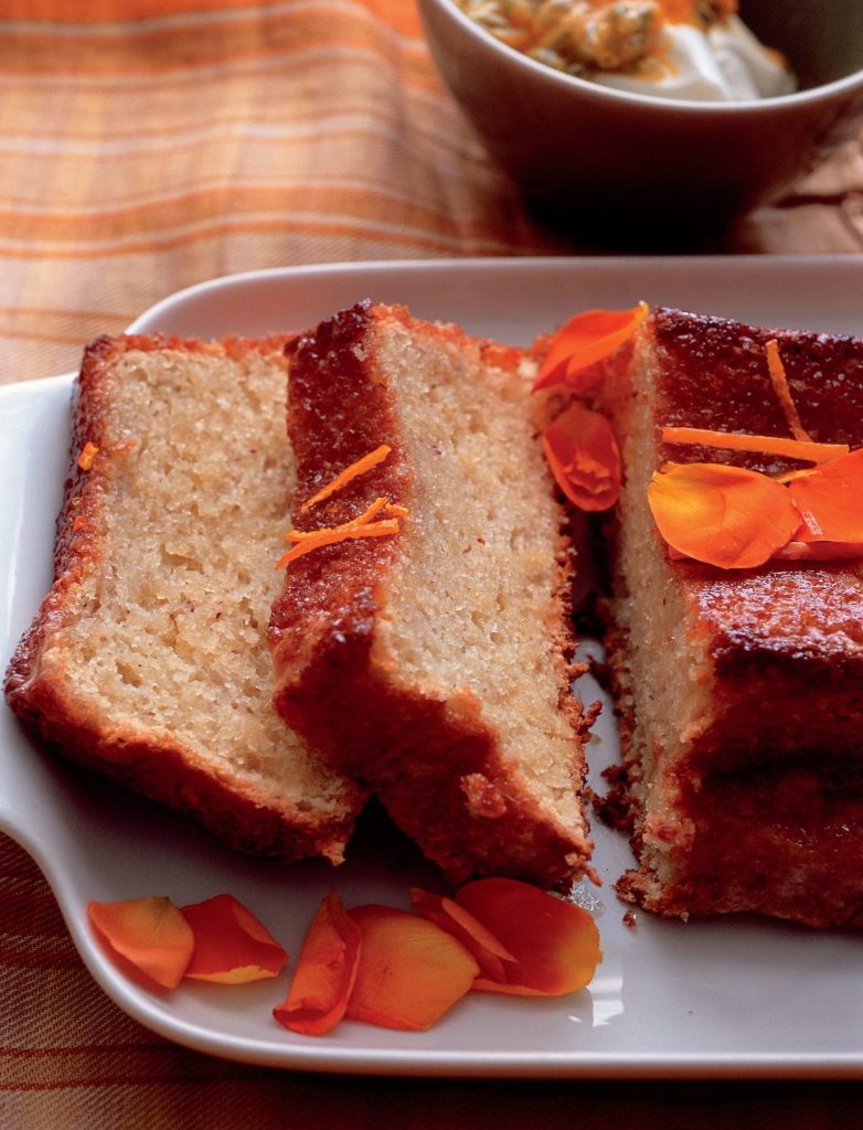 Orange and Hazelnut Cake with Orange Flower Syrup