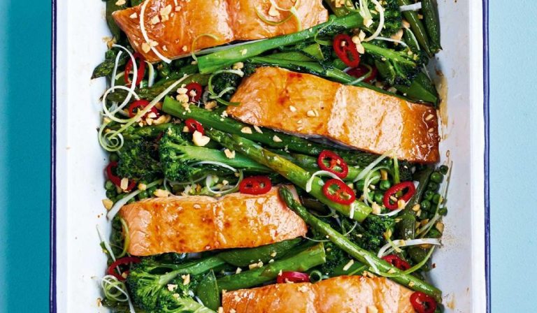Quick Salmon Traybake | Easy Midweek Meal Recipe
