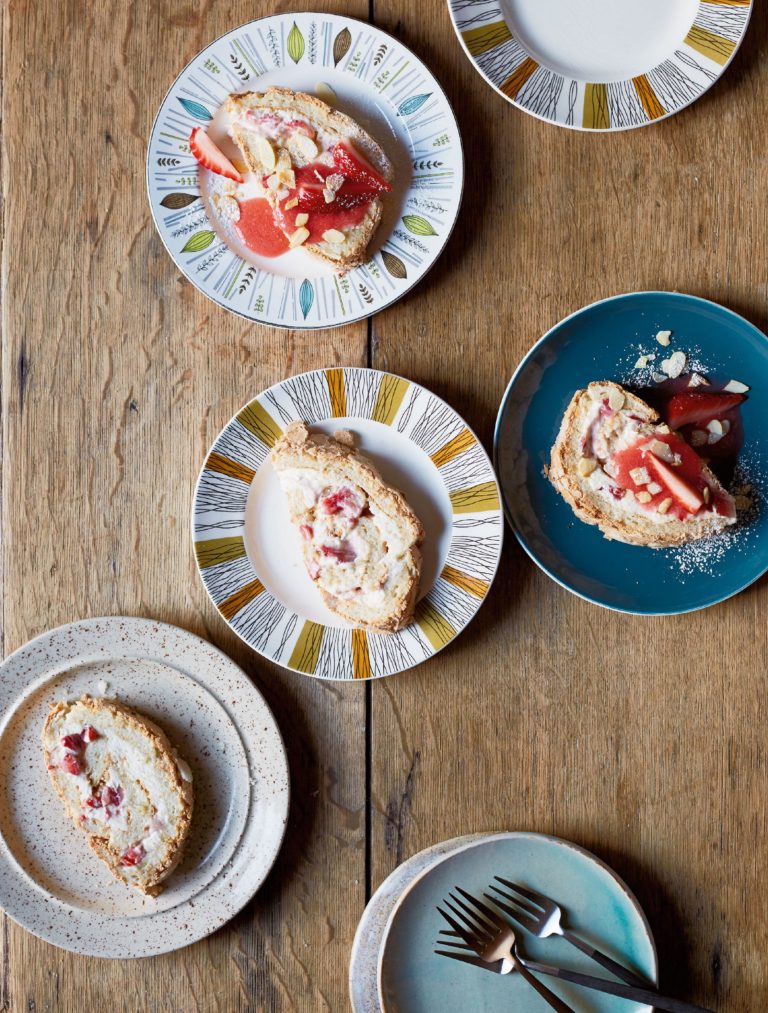 Strawberry and Almond Roulade Recipe Britain's Best Home Cook