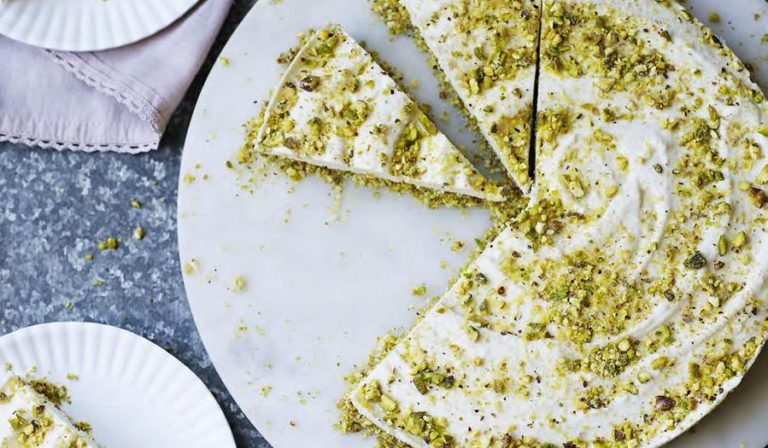 Dairy-free Raw Lemon 'Cheesecake' from Livia's Kitchen.