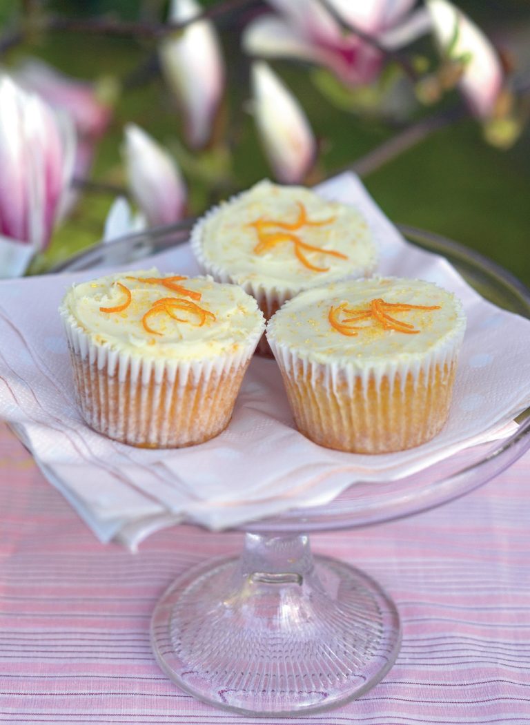Orange Squash Cupcakes