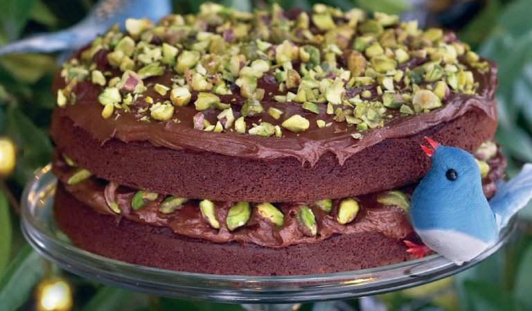 Pistachio Chocolate Cake