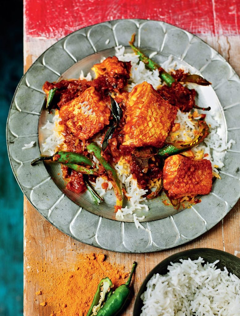 Madras Fish Curry of Snapper, Tomato and Tamarind