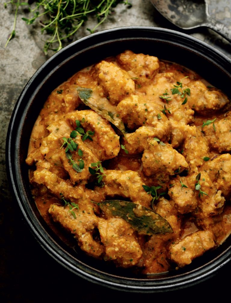 Pork in Almond Sauce (Carne en salsa de almendras)