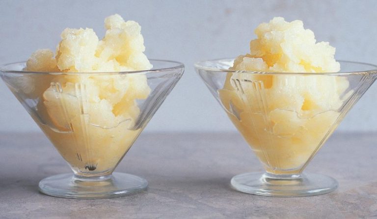 Pear and Lemon Granita
