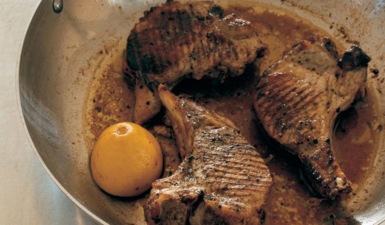 Pork Chops with Lemon