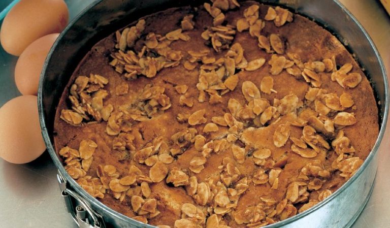 Plum and Orange Almond Cake