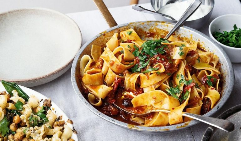 Yotam Ottolenghi's Rose Harissa Pappardelle | SIMPLE Pasta Recipe