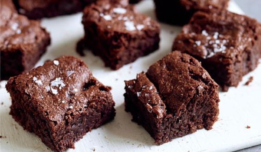 Salted Chocolate Fudge Brownies | Vegan Baking