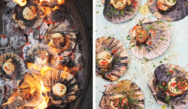 Scallops with Chilli Garlic Butter
